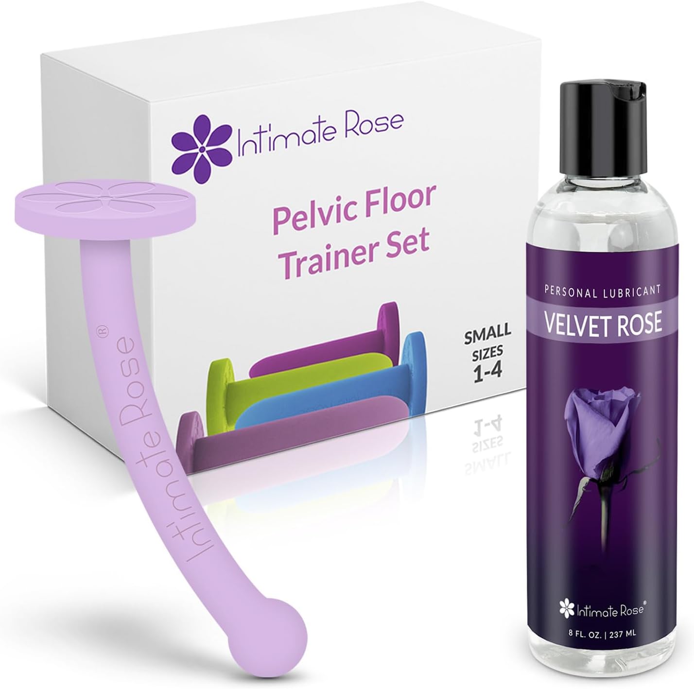 Intimate Rose Dilator Handle, Small 4Pack Silicone