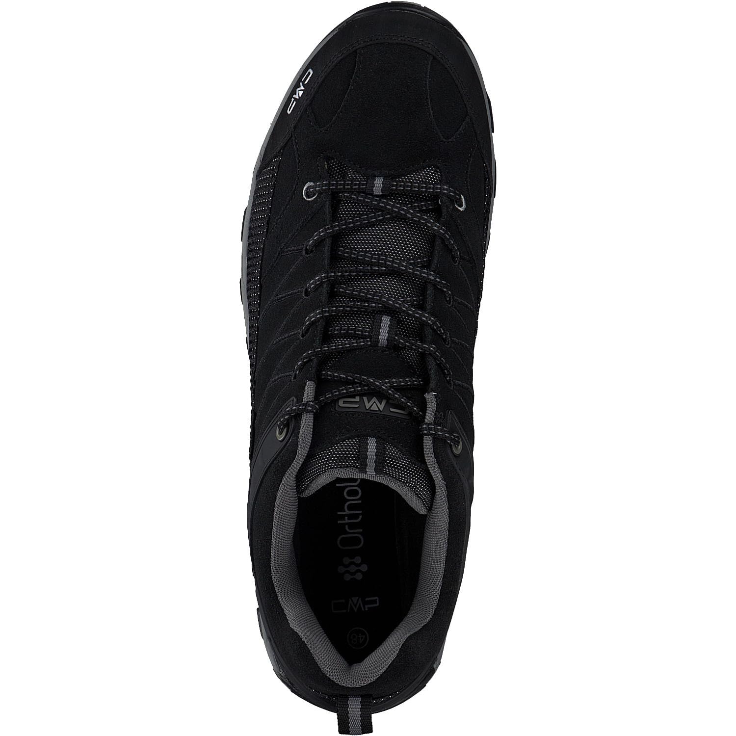 CMP Rigel Low Trekking Shoes Wp, Scarpe da trekking Uomo, Nero-Grey 73UC, 41 EU