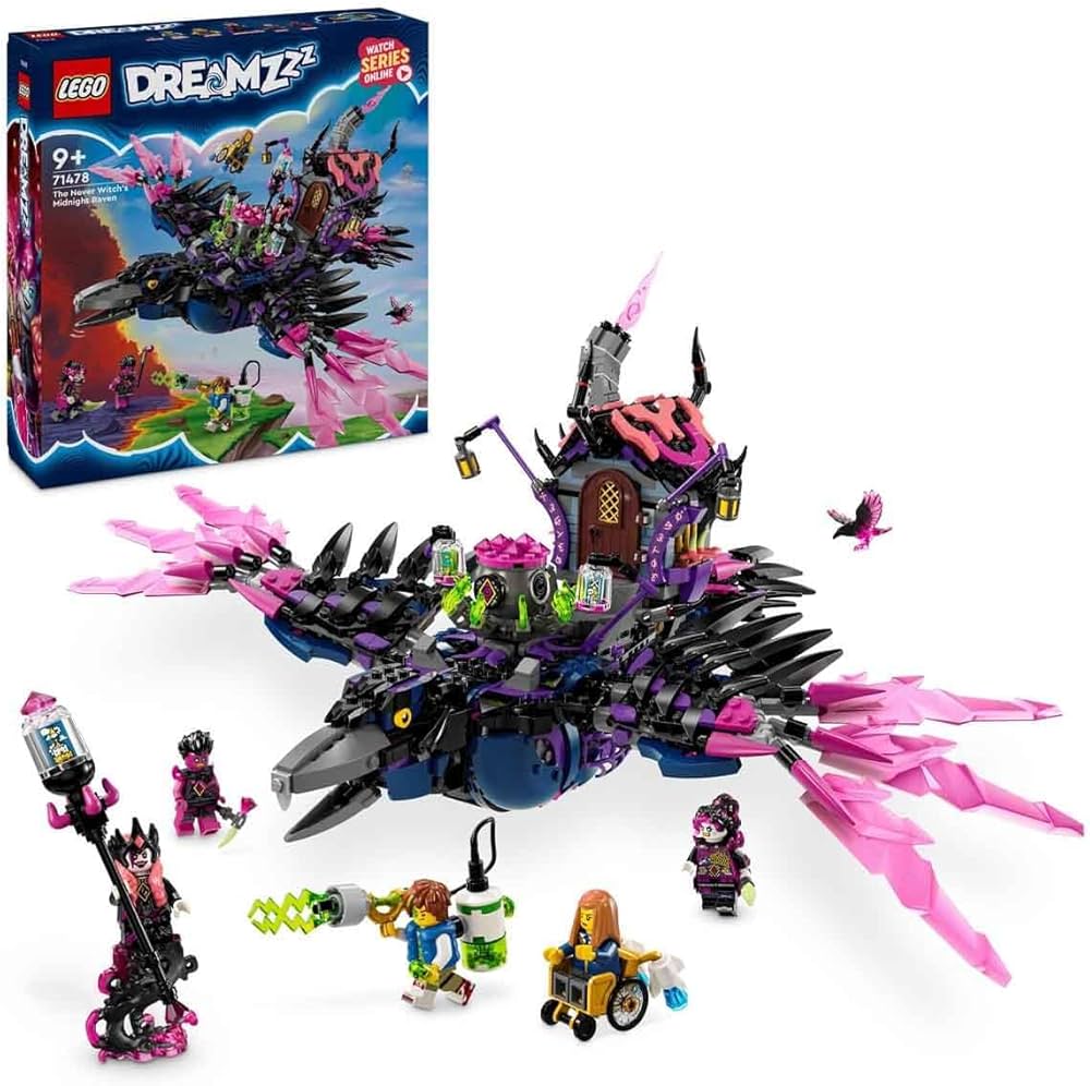 LEGO DREAMZzz Midnight Crow of the Witch Never with Animals and