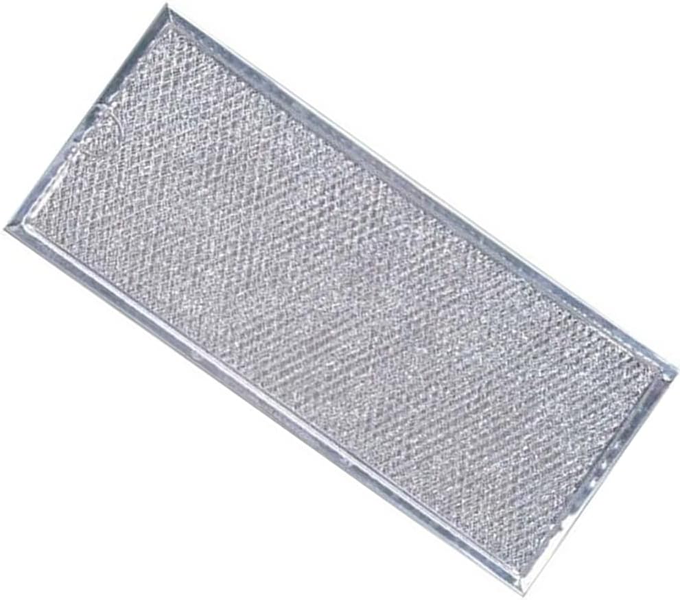 6802A Microwave Oven Grease Filter Replaces for Whirlpool WB06X10596 AF4318 Filter 5-7/8 x 13-3/8 x 1/8 thick, 2 Pack