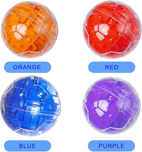 Miniatura 3 de Bola de rompecabezas de laberinto de gravedad, rompecabezas 3D, juguetes mentales para niños de 3 a 8 años, juegos de laberinto mágico, rompecabezas