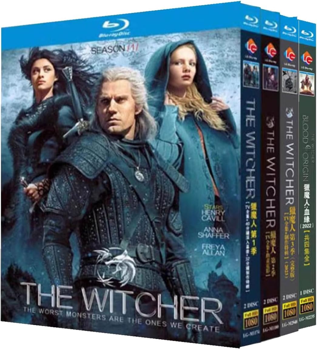 The Witcher ウィッチャー シーズン1+2+3 Blu-ray Amazon.co.jp: ウィッチャー Season 1～3＋アニメ映画＋特集を完全収録