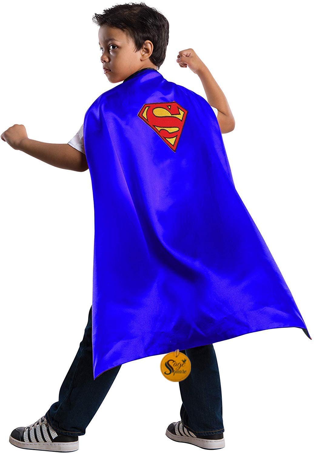 Sage Square Marvel Legendary Cape of Super-man for Costume Parties, Cosplay and Dress Up for Kids (Age 3-10 Years) (B0814RVHQ7) Amazon Price History, Amazon Price Tracker