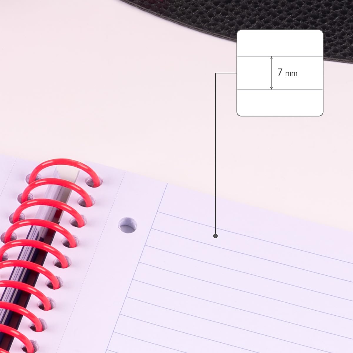 MILAN Nata Collection 624 Since 1918 A4 Hardcover Spiral Notebooks 7mm Lined Paper 80 Sheets 95gsm      Unknown Binding