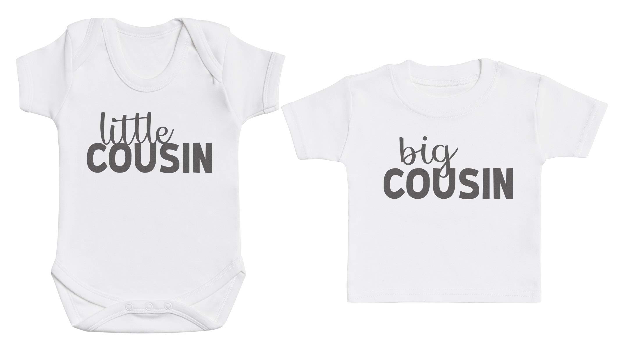 The Gift Project - Create Your Set - Big & Little Cousins - Matching - Brother Sister Siblings Sets - Cousins - Best Friends - White