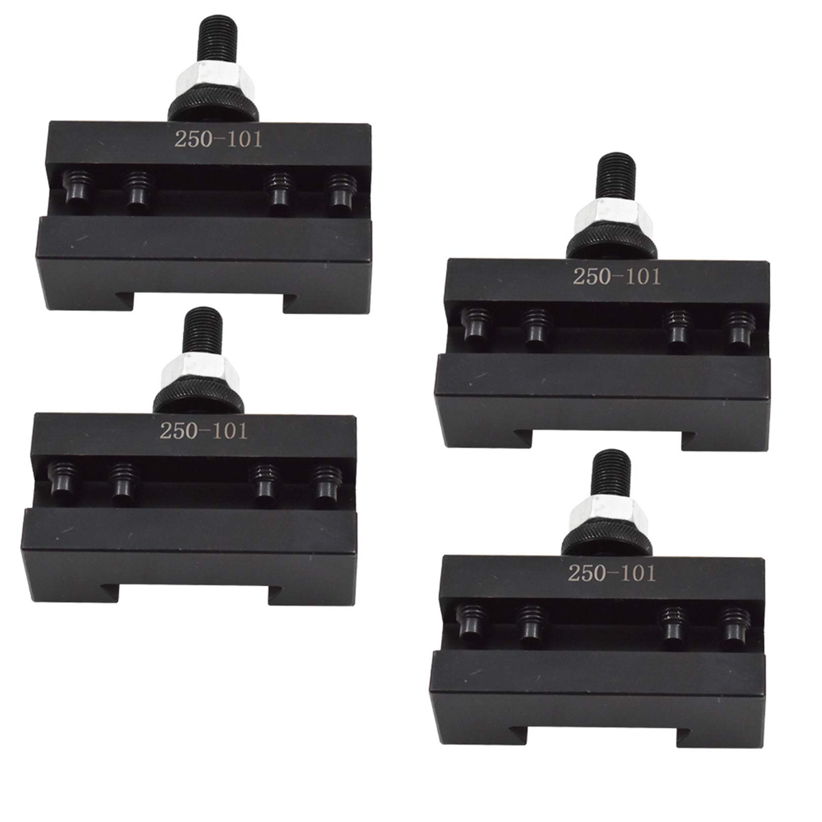 Lot de 4 supports de tournage CNC 250-101, outil à changement rapide pour mini tour, outil de tour en métal pour outils de tournage AXA