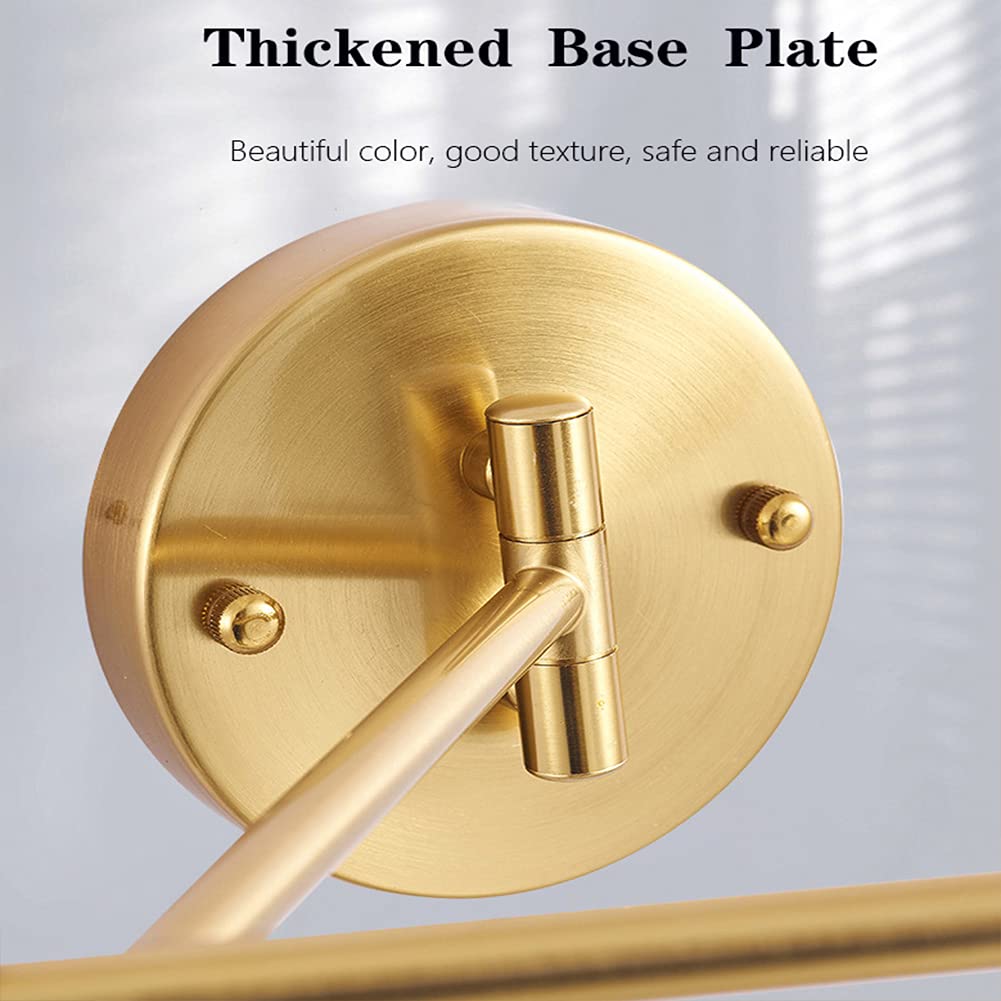 Aplde Pared Led para Interiores, 5 W, Ajustable, de Metal, con Brazo Largo, 3000 Kblancocálido, Estilo Retro Industrial, para Sala de Estar, Dormitorio, Pasillo, Escalera./B
