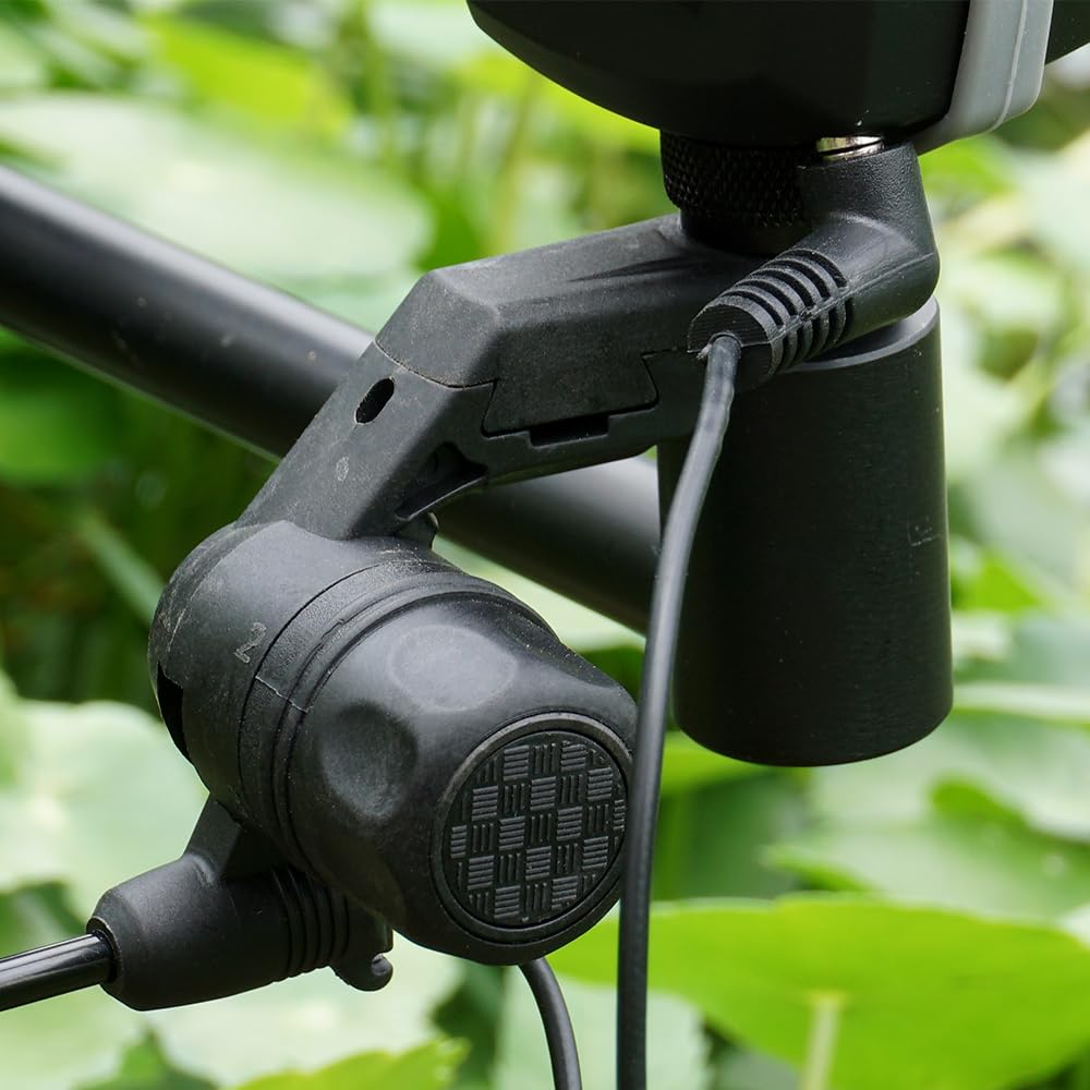 Hirisi Tackle Scambisti per pesca alla carpa, 4 pezzi, copertura protettiva, luci a LED, in acciaio inox, indicatore di morso per scambisti, accessorio per la pesca, elasticità regolabile, 3 livelli