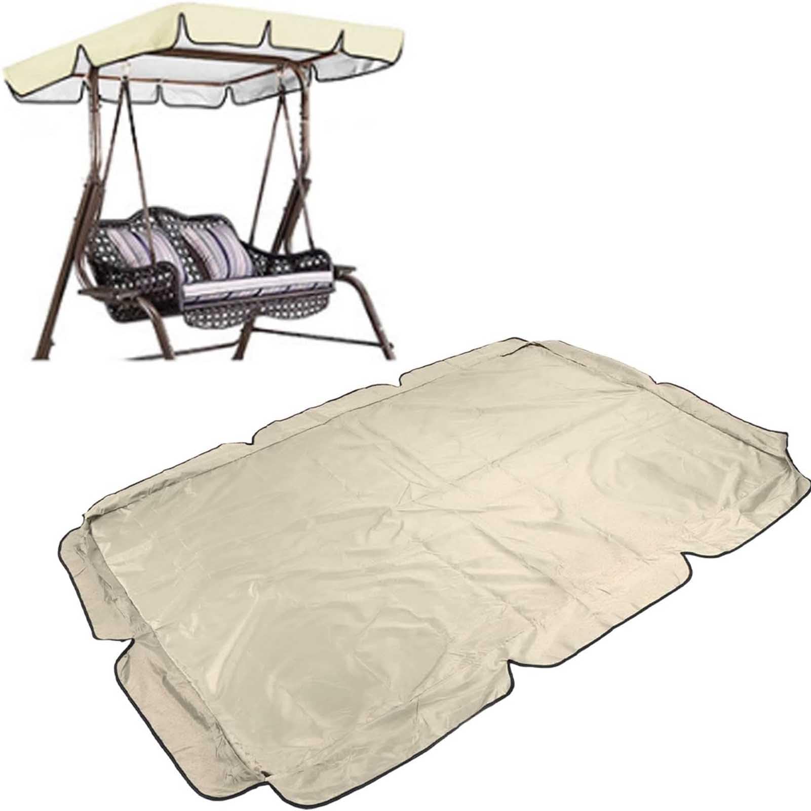 Wodoodporny, odporny na promieniowanie UV, zapasowy baldachim do 2-, 3-osobowej huśtawki, na zewnątrz, pokrowiec na meble ogrodowe, 249 x 185 x 18 cm, trwała markiza na patio, huśtawkę