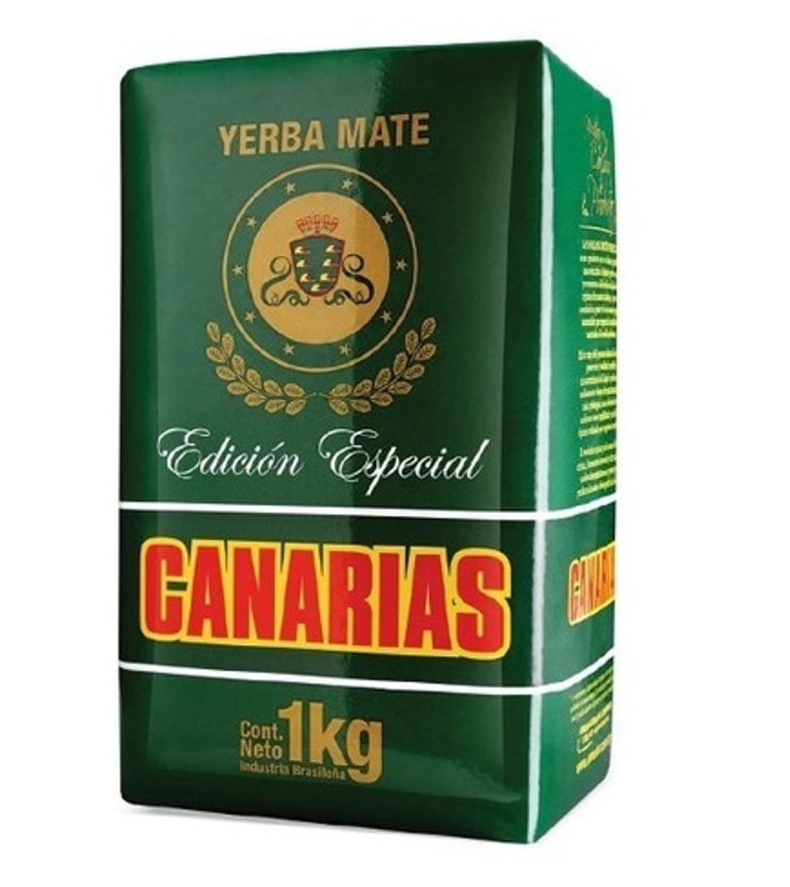 Yerba Mate Canarias TEA, Edicion Especial 1kg - Brazilian Mate Tea with stems, High Caffeine, Intense Aroma