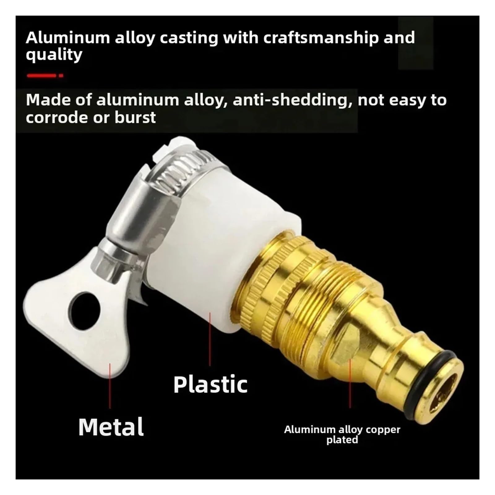 Adapter Do Szybkiego Podłączenia Węża Ogrodowego