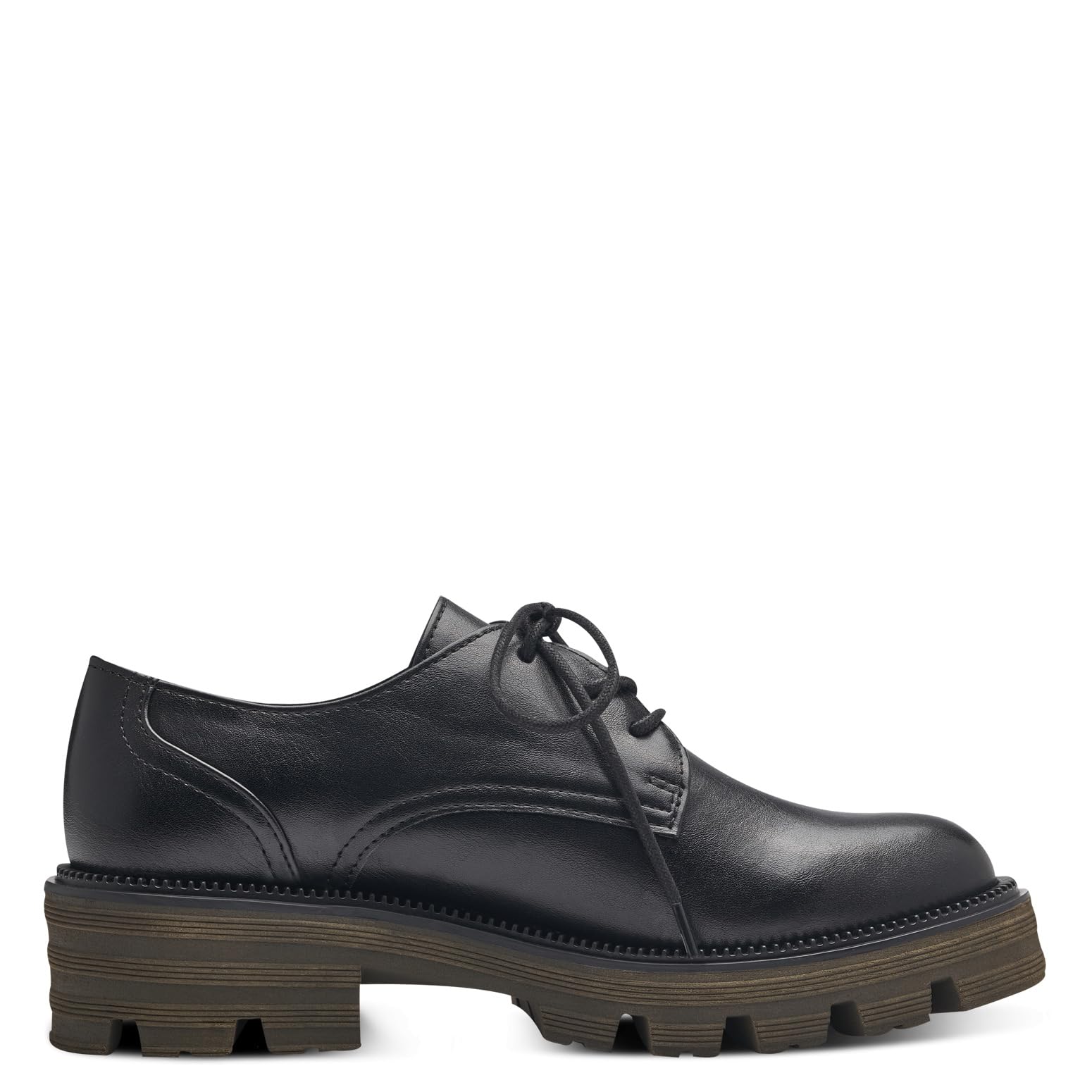 MARCO TOZZI Scarpe Stringate Donna in Pelle Sintetica Zeppa