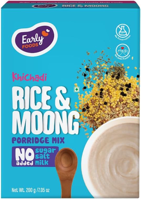 Early Foods - Rice & Moong Khichdi Mix 200g | Porridge Mix | Breakfast Cereals