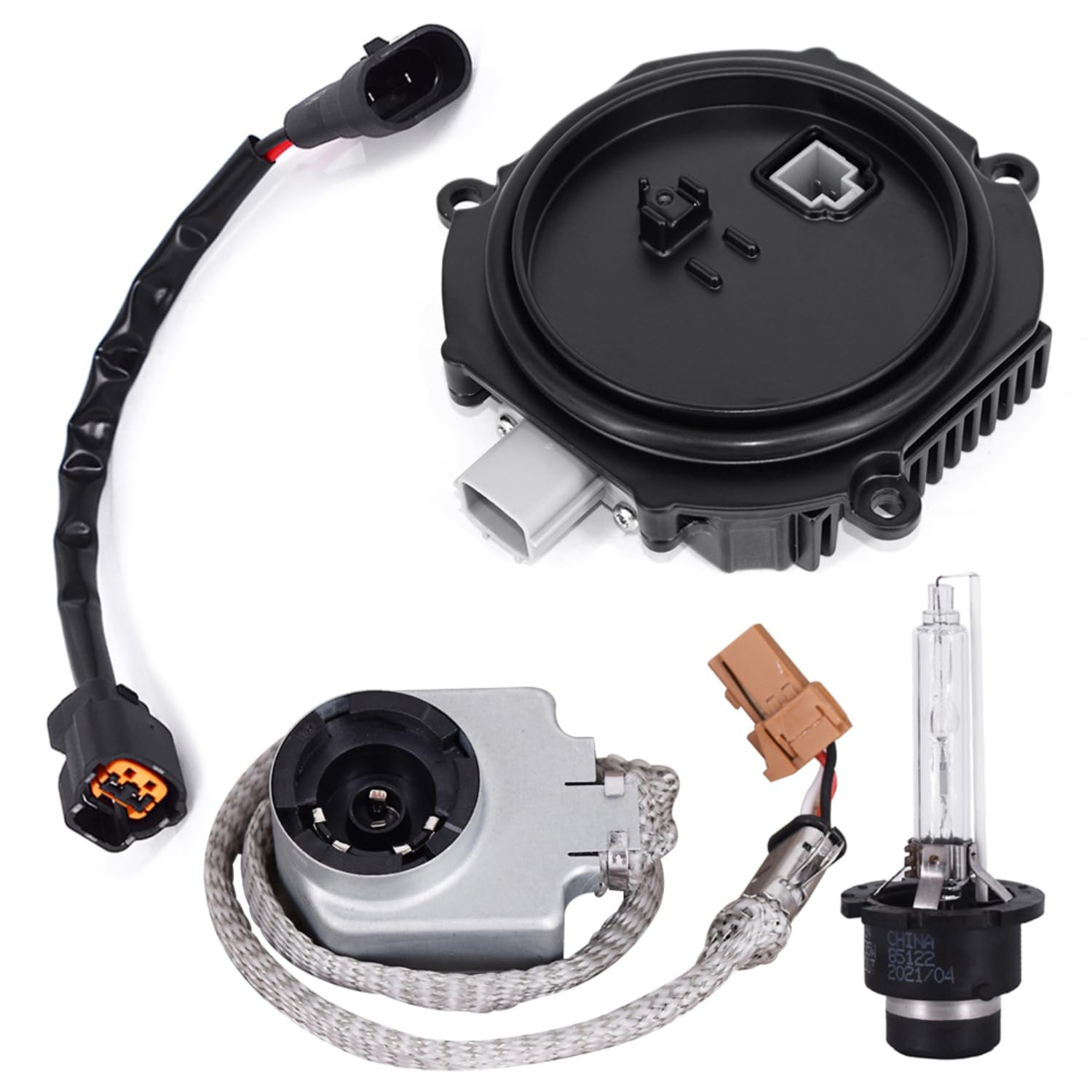 UNBIT HID Xenon Headlight Ballast Control Unit Module with Igniter compatible with D2R D2S Bulb Nissan Infiniti Mazda Saab 28474-89904 28474-89907 28474-89915 Matsushita NZMNS111LANA NZMNS111LBNA