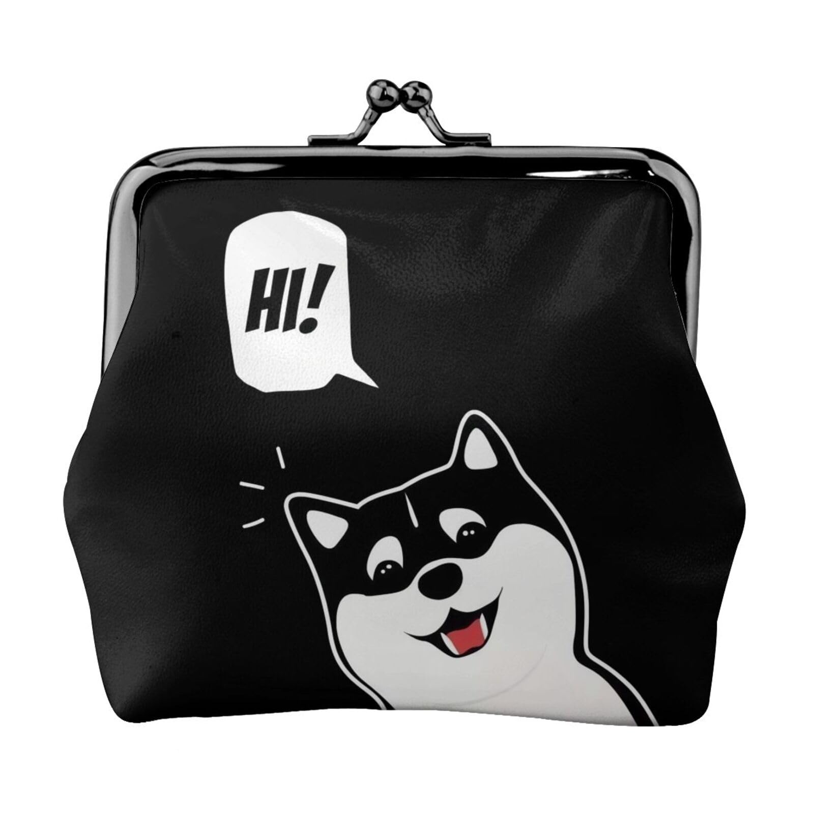 柴犬デザインがま口財布 Amazon.co.jp: がま口財布 柴犬 黒柴 小銭入れ 親子がま口財布 財布