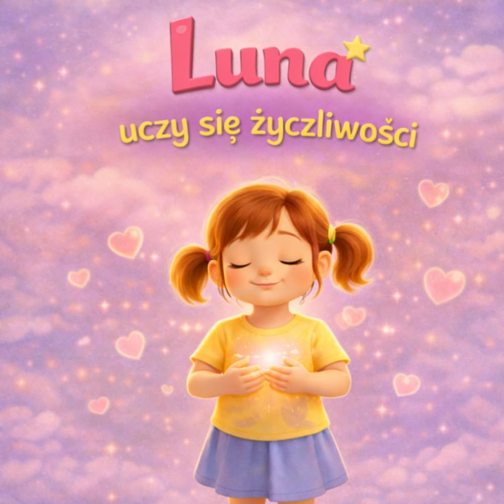 Luna uczy się życzliwości: Ciepła książka dla dzieci o byciu dobrym dla siebie, spokoju i budowaniu wewnętrznego bezpieczeństwa