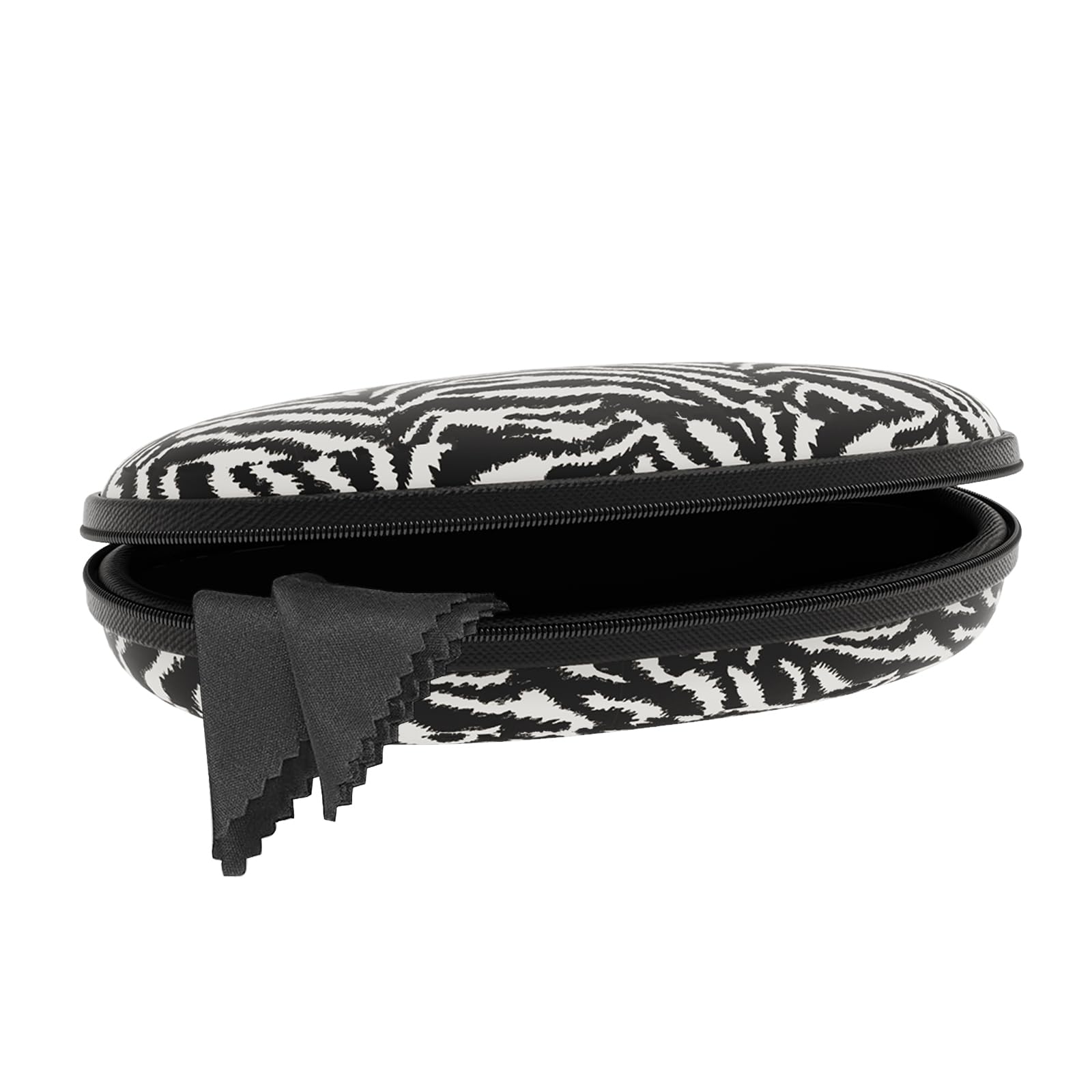 XANAD EyeGlass Case Hard Shell for Sunglasses/Blue Light Glass/Safety Glasses/Reading Glass/Night Driving Glasses(Zebra Pattern)