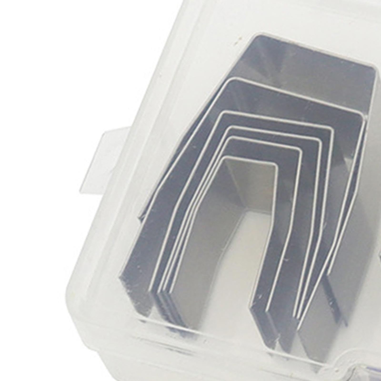 Juego de 3 perforadoras de piel con forma de V para manualidades, bolsa portátil de piel, troquelada