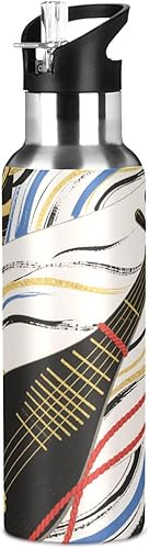 Miniatura 8 de Pipa Japanese Leakproof Sports Insulated Water Bottle With Straws Leak-proof Keeps Hot and Cold for HomeOfficeTravelSportsSchool 20 OZ