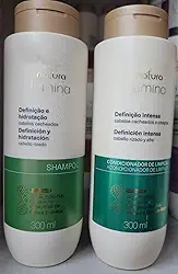 Lumina Kit Shampoo e Condicionador para Cabelos Cacheados Definição e Hidratação Intensa