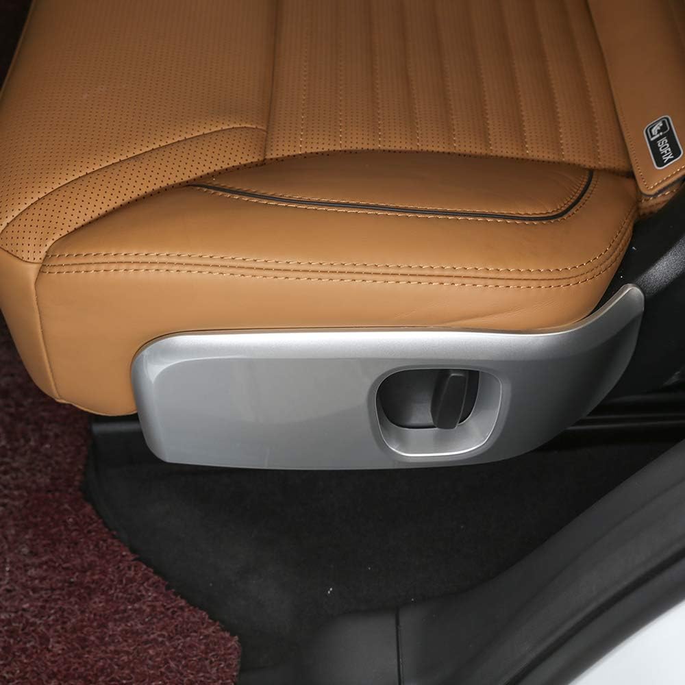 ABS Car Second Row Seat Side Frame Trim For Land Rover Discovery 5 2017 Car Accessories (Silver)