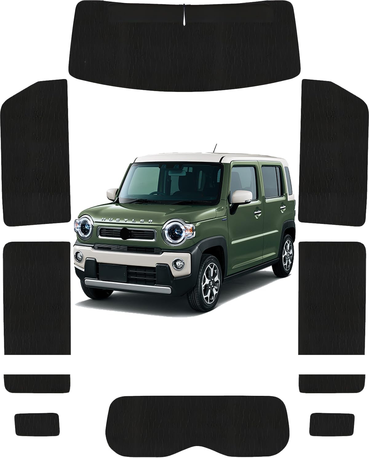 Amazon.co.jp: スズキ ハスラー サンシェード 全面 フルセット hustler