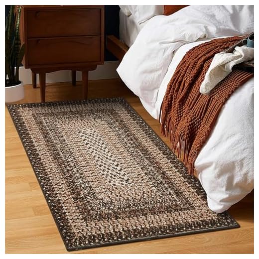17+ Creative Rustic Camper Remodel Ideas to Transform Your Space 3 RUGSREAL 2x3 Entry Rug Small Bedroom Area Rug Braided Printed Mat for Living Room Farmhouse Kitchen Mat Indoor Non Slip Rustic Throw Carpet Machine Washable Rug for Sink Under Table, Brown