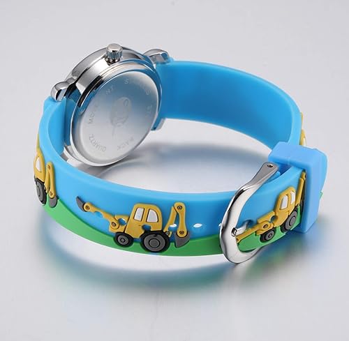 Miniatura 2 de Jewtme Relojes de pulsera de silicona con dibujos animados 3D para niños y niñas de 3 a 10 años