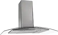 Fogatti Vidro Curvo Duto Slim 127 V New Order Coifa De Parece Cvc Slim Inox 90cm