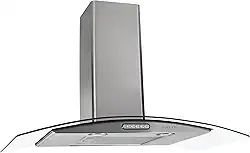 Fogatti Vidro Curvo Duto Slim 127 V New Order Coifa De Parece Cvc Slim Inox 90cm