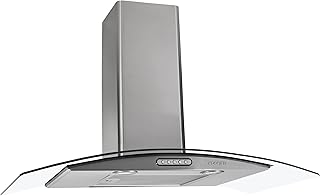 New order 50051030 coifa fogatti vidro curvo duto slim 220 v inox 90cm