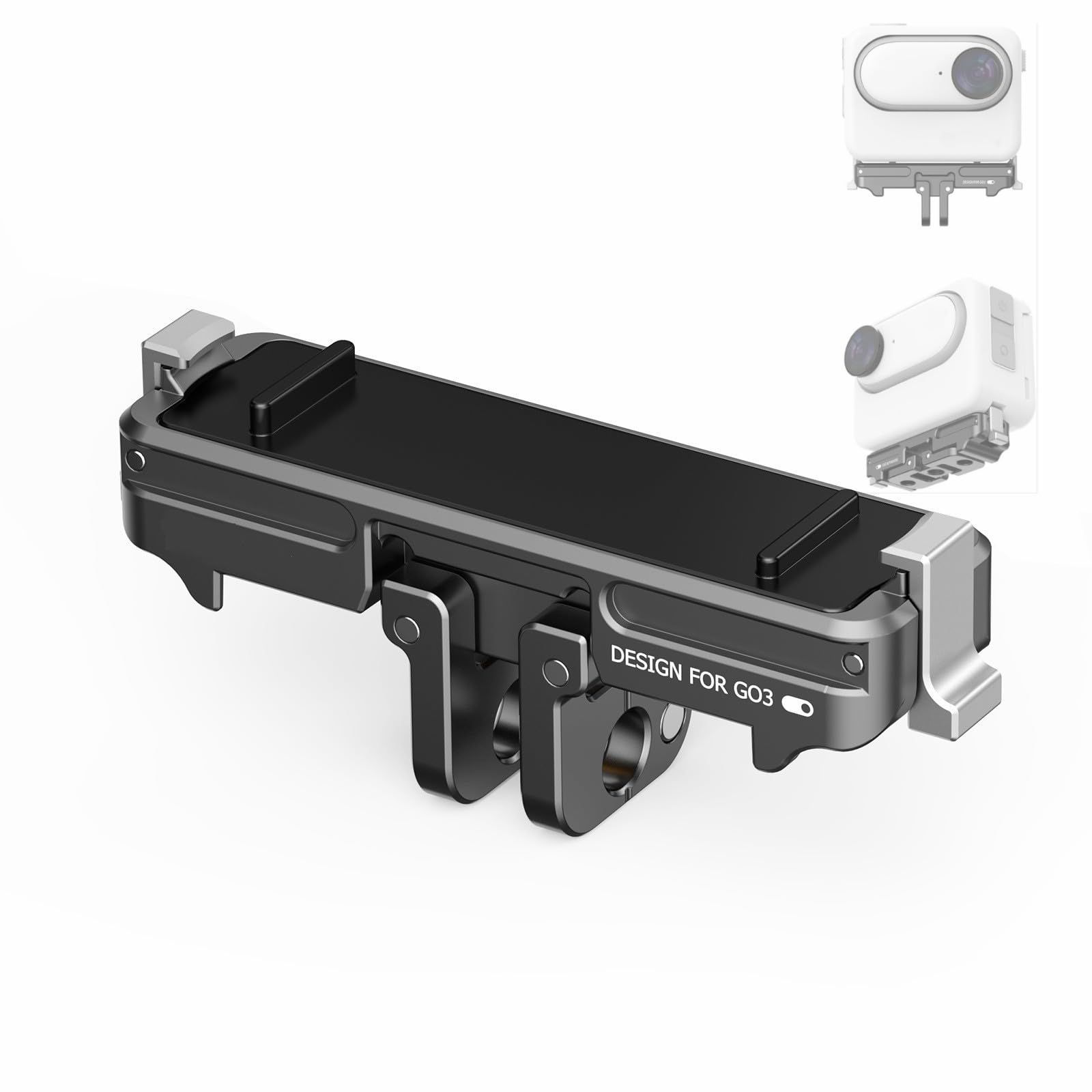 CENXI Camera Mount for Insta360 Go3 GO3S, Magnetic Quick Release Bracket Holder Mount for Insta360 GO3 for Insta360 GO 3S Camera Mount Adapter Accessories