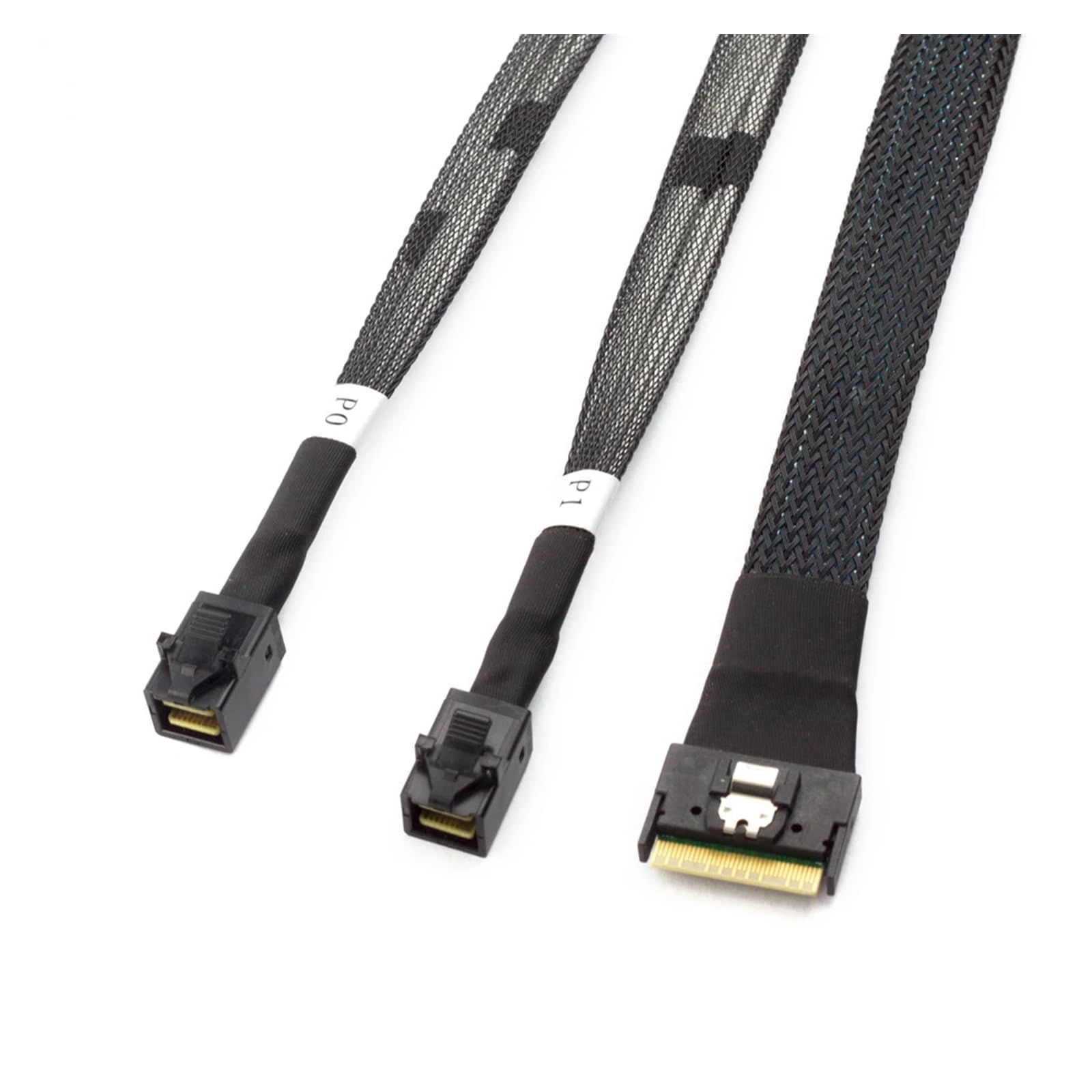 MI NI SlimSAS SFF-8654 8i 4.0 a 2X S*A*S HD SFF-8643 cavo di connessione server (0,8 m)