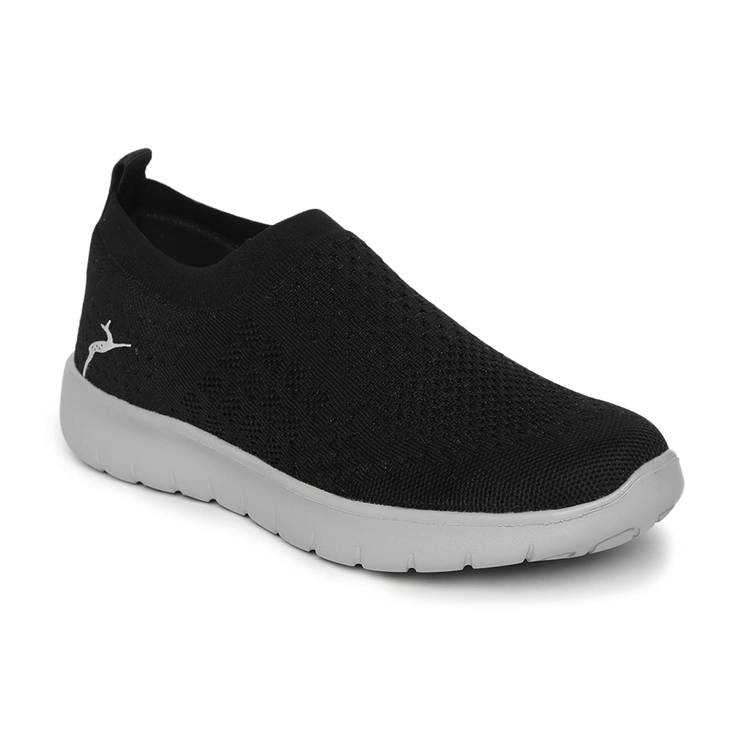 Marc Loire Women's Athleisure Comfortable Knitted Active Wear Slip-On Casual Shoes (Black, 7)