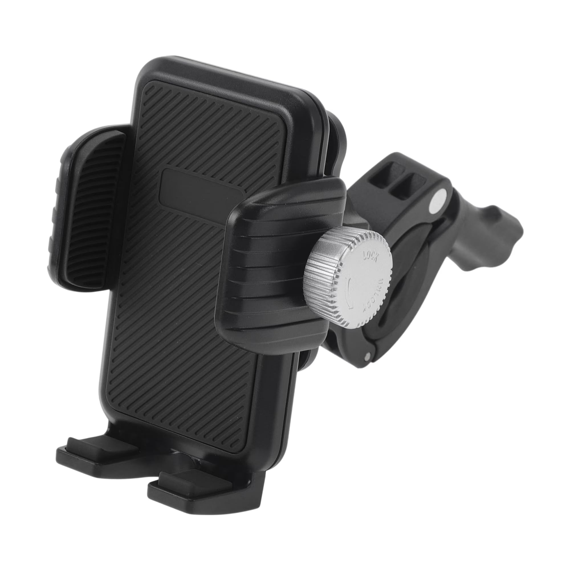 Glangeh Bike Mobile Stand | Universal Handlebar/Mirror Mount Phone Holder for Bikes & Scooters | 360° Rotatable & Shock-Absorbent Clamp | Fits 4.7″-7.2″ Smartphones (Black) — Amazon image 12