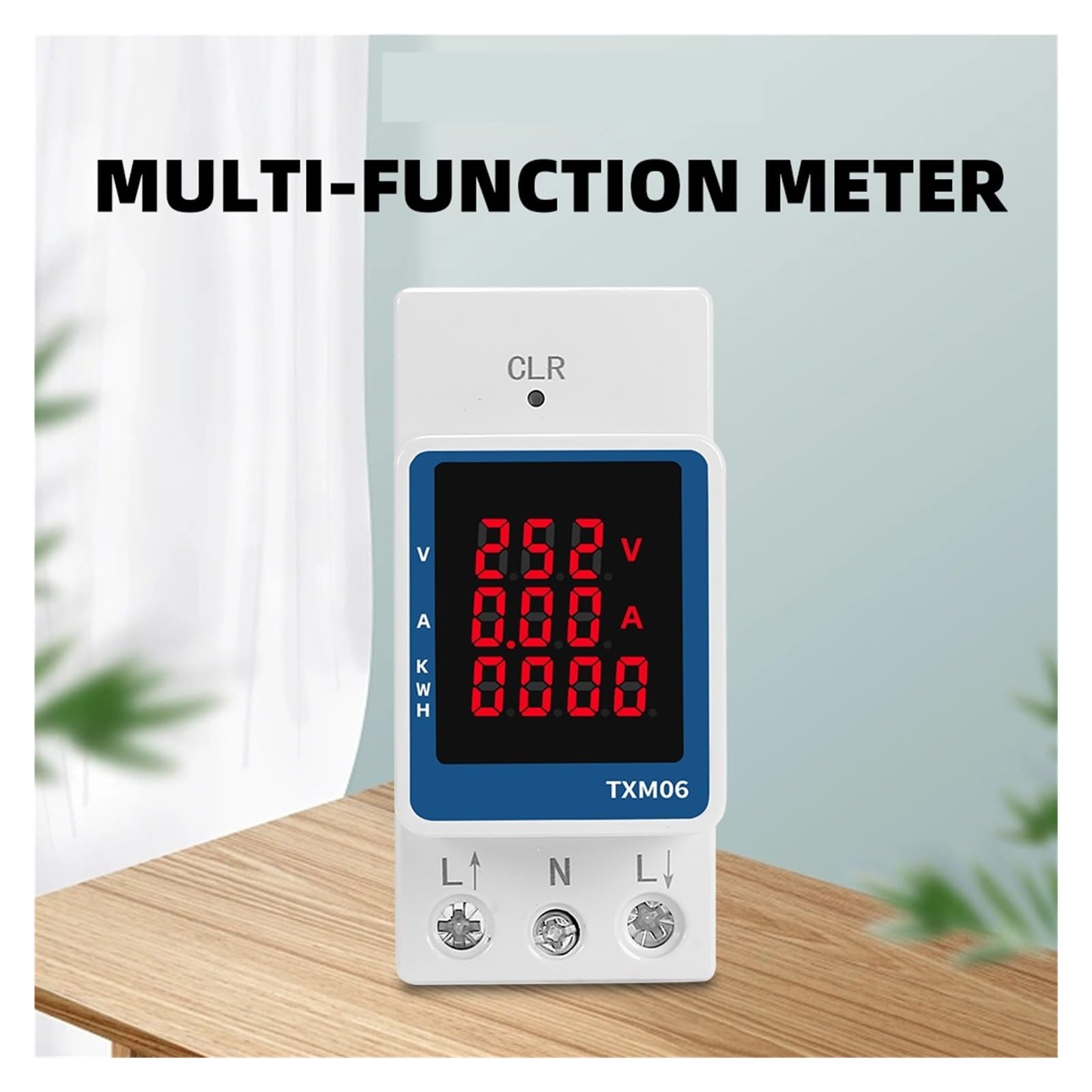 Angelinvestment2010 Combo Meter 3-in-1 AC Digital Panel – Red LED, 600V, 100A, 100Hz, With CT - View #3
