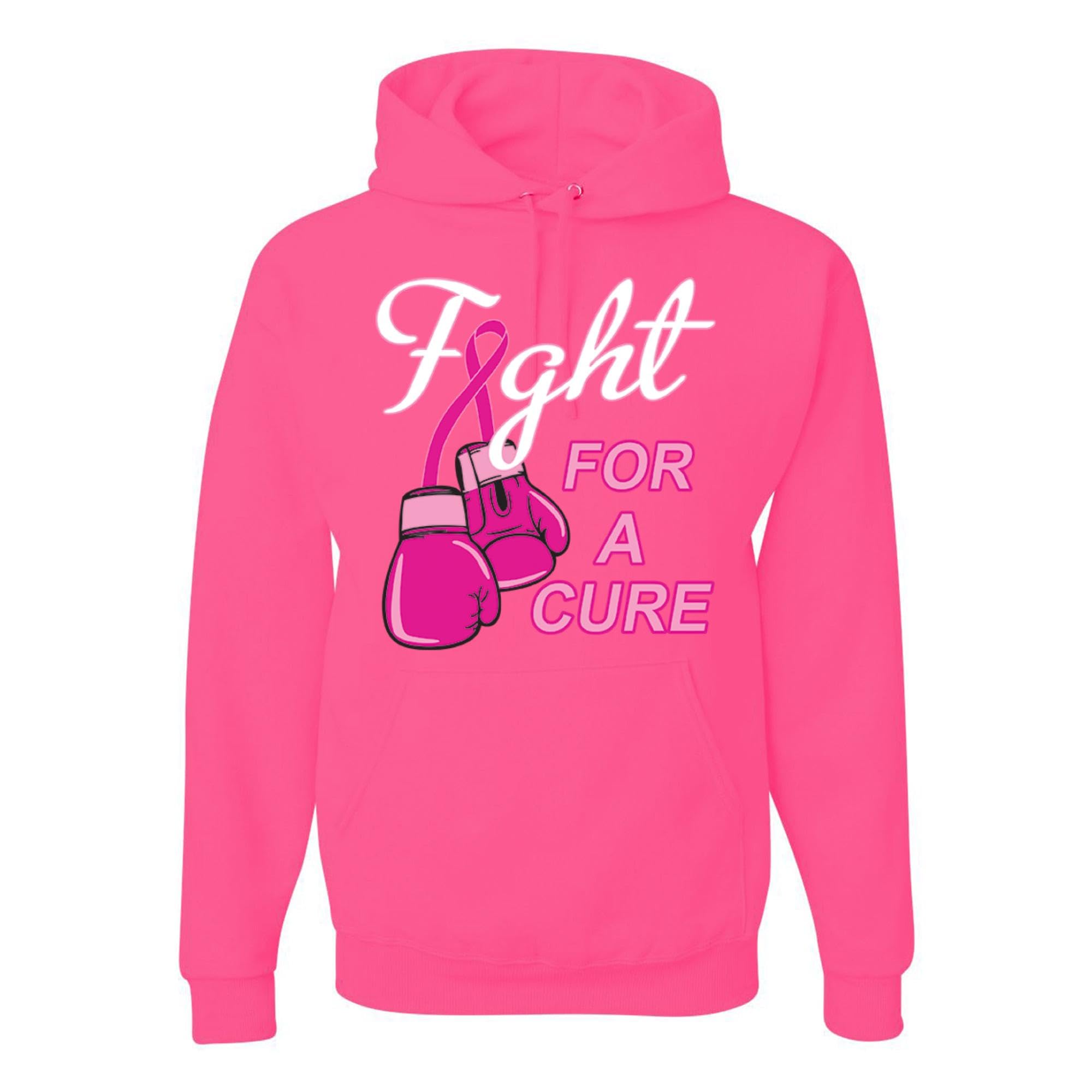 wild custom apparelFight For A Cure Breast Cancer Awareness Mens Hoodies