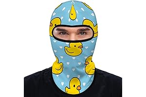 Cartoon Yellow Duck Face Mask for Outdoor Enthusiasts