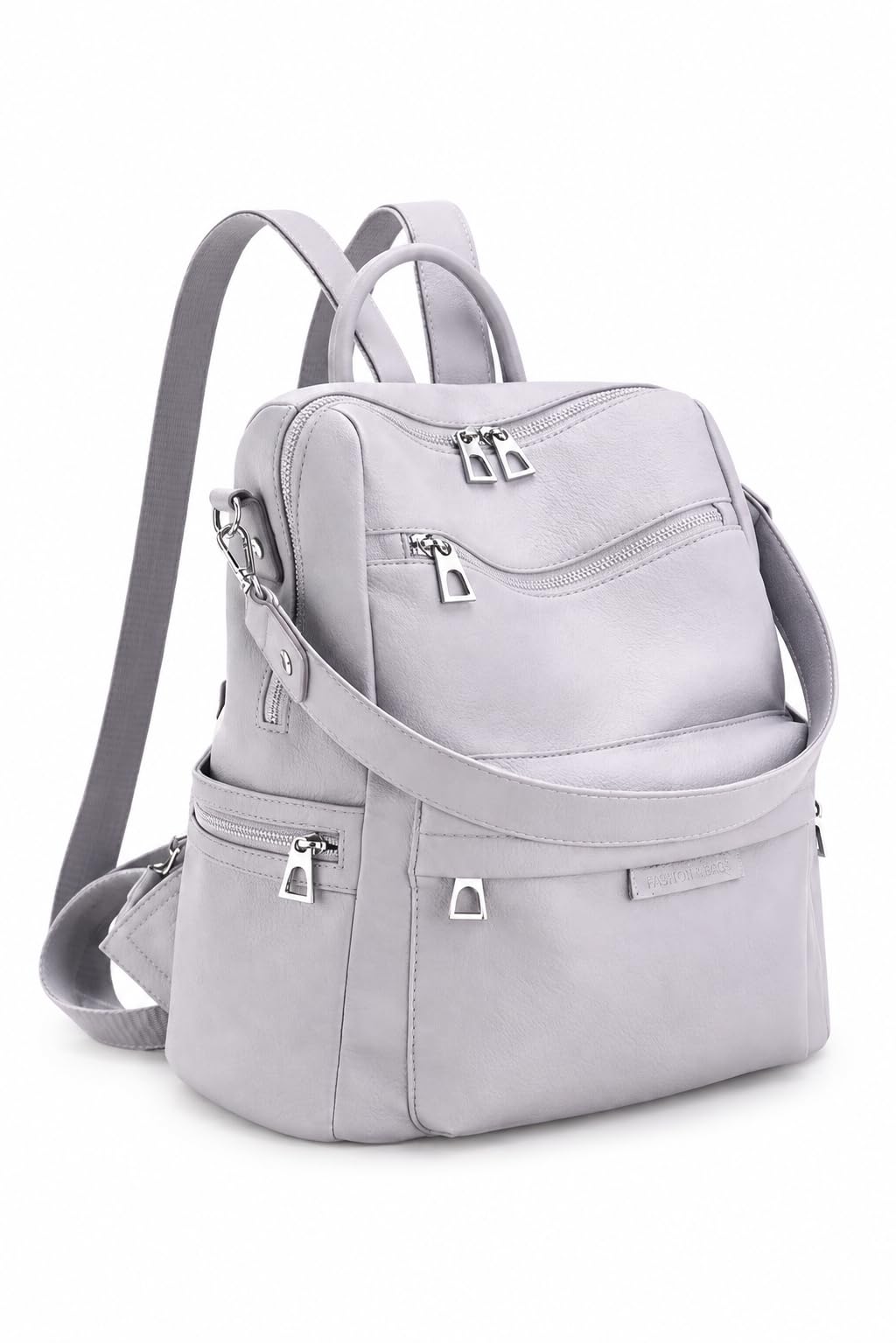 jaisom Stylish Women's Fashion Backpack Purses Multipurpose Design Handbags and Shoulder Bag (BUZZ- GREY._BZ)-picture-17