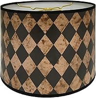 Vista 19 de Royal Designs, Inc. Pantalla de Tambor Decorativa de Moda Hecha a Mano, Hecha en EE.UU., 10 pulgadas, HBC-8028-10, Camello de Dos Tonos