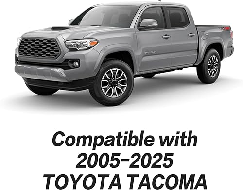 Miniatura 7 de Tomatoman Fundas de asiento para Toyota Tacoma de ajuste personalizado 2005-2023 TRD Pro Trail Edition Limited SR SR5 todoterreno Crew doble Cab