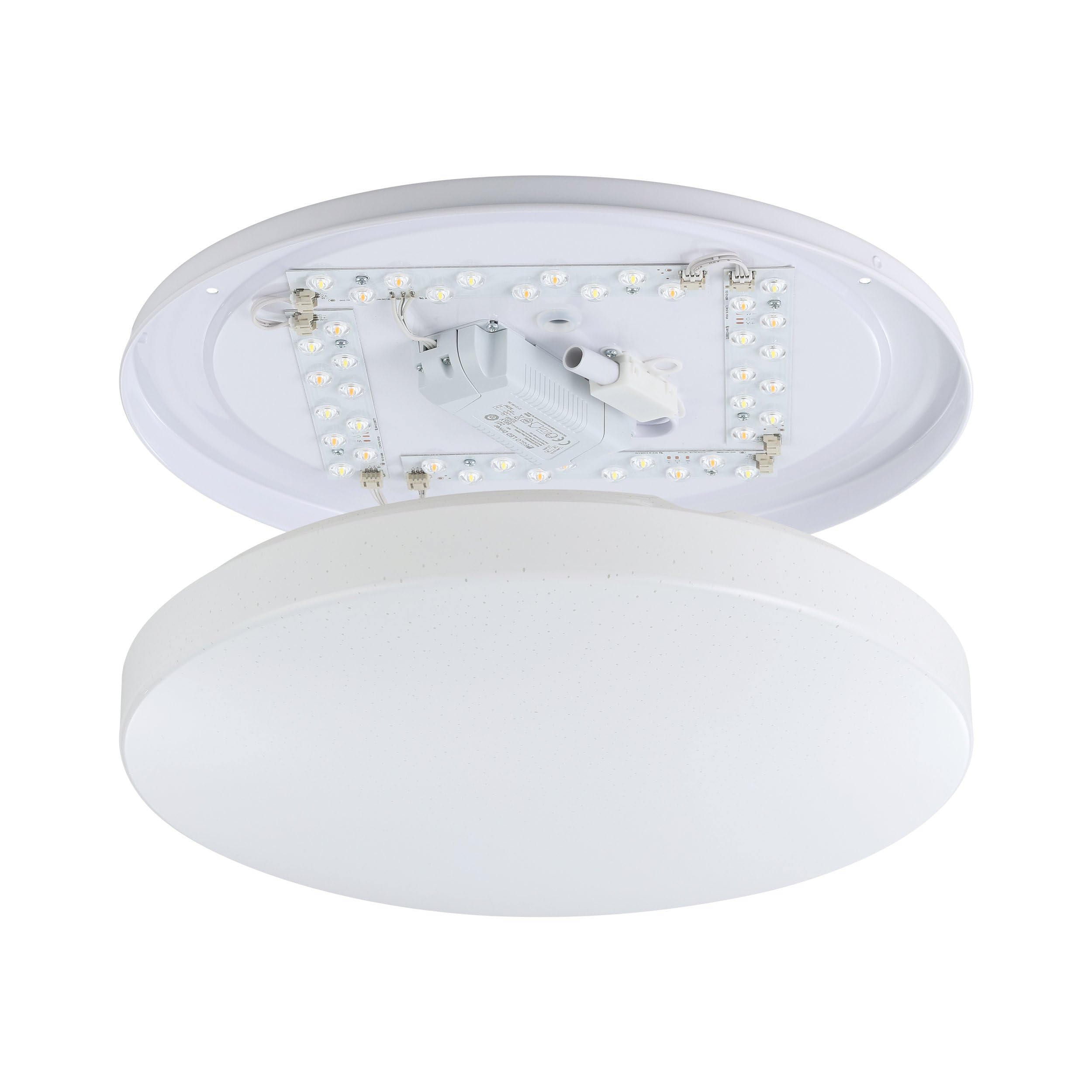 Eglo connect.z Smart Home Led plafoniera Totari-Z, plafoniera cielo | stellato Ø 38 cm, ZigBee, app e controllo vocale, colore della luce regolabile, dimmerabile