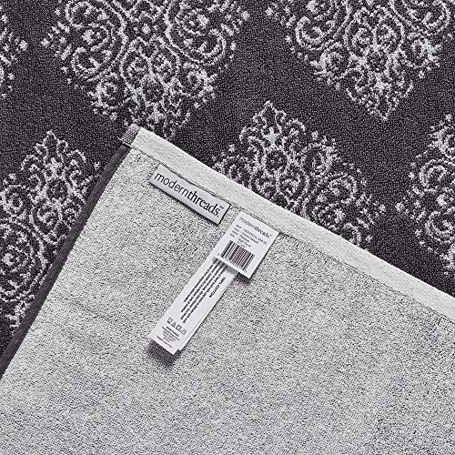 Amrapur Overseas 5JQYDTLG-ARP-ST Artesia Damask 6 Piece Reversible Yarn Dyed Jacquard Towel Set thumb #4