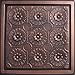 Odessa Antique Copper Black (24x24 PVC) Ceiling Tile