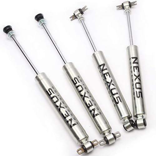 NEXUS SUSPENSION Amortiguadores delanteros y traseros de elevación de 3-4 pulgadas y kits de elevación de suspensión de 3-4 pulgadas para Jeep