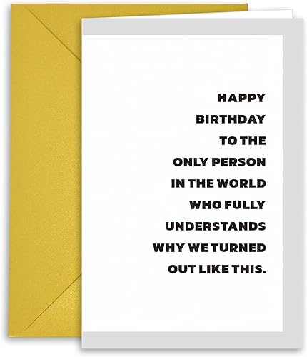 Divertida tarjeta de cumpleaños para hermana, mejor amiga, You Get Me, amistad de larga distancia, feliz cumpleaños, mejor amiga de por vida,