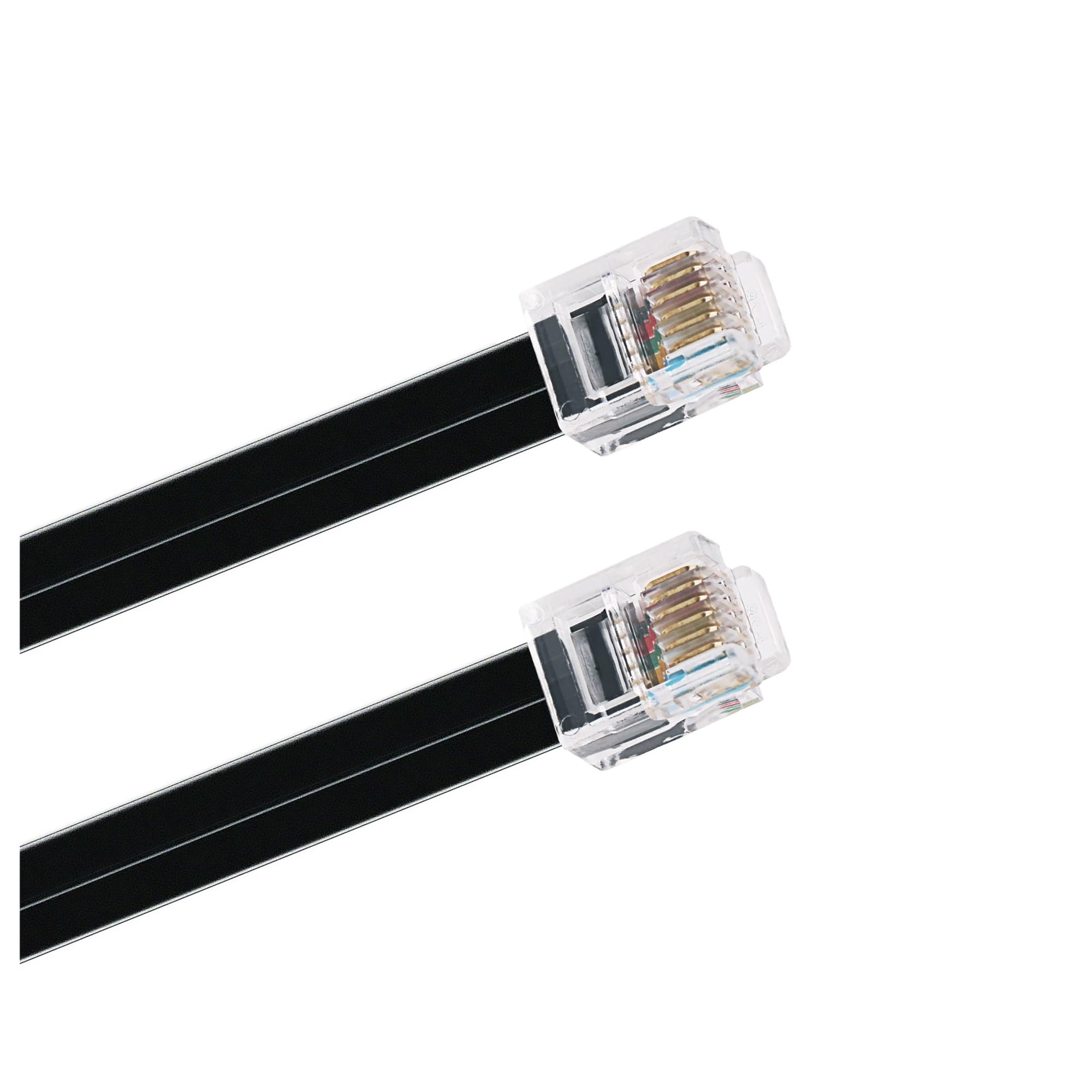 RJ11 RJ12 6P6C męski modułowy kabel do transmisji danych kompatybilny z IEQ30 Autoguiding ST-4 ST4 ST4 kamera z automatycznym przewodnikiem (2 m)
