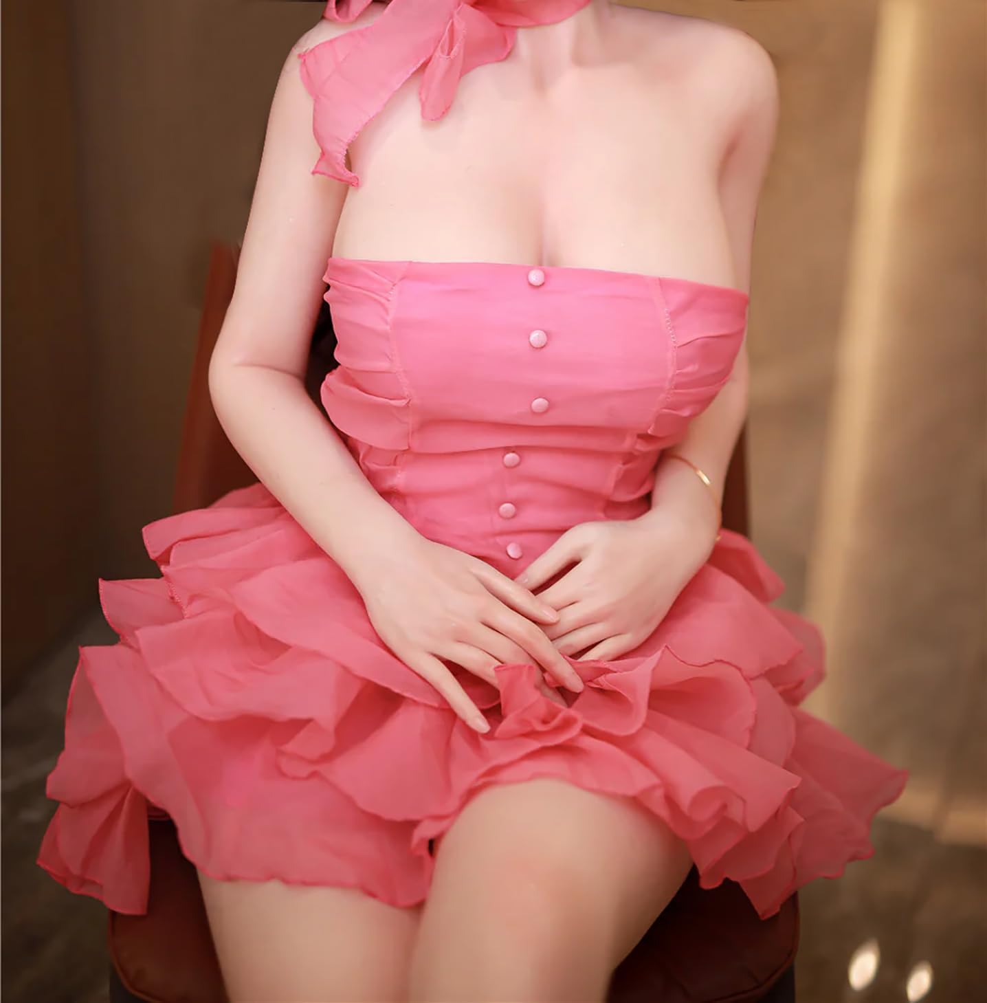 5.18FT Reaslistic Sex Doll Lifelike TPE Female Sex Love Dolls Soft Jelly Big Breasts Silicone Sex Love Doll Full Body Women Torso Life Size Sex Love Doll for Men Real Adult Sex Toys 77lb