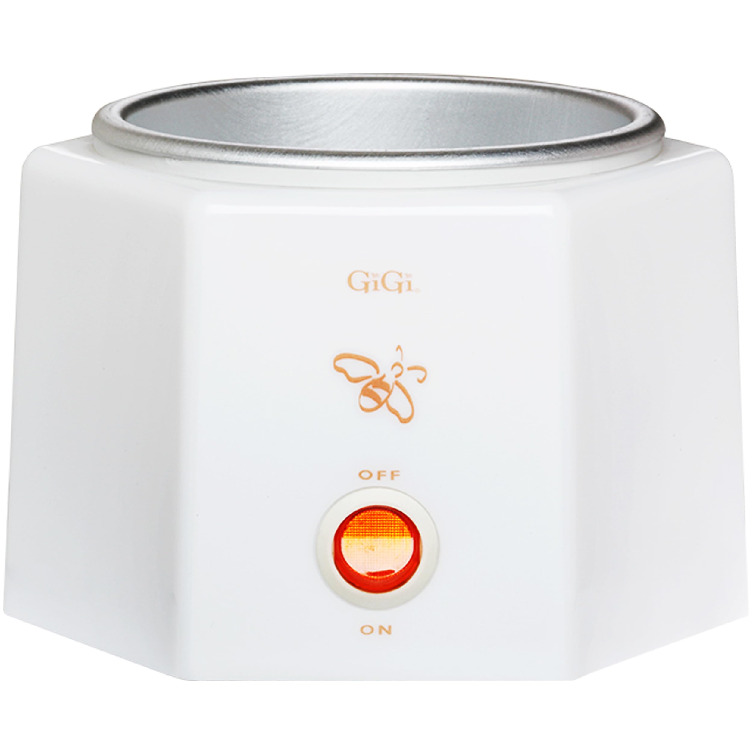 GiGi Hair Removal Wax Warmer, Waxing Kit, Space Saver, Compact, Accomodates 8 oz and 14 oz Wax Cans, 1 Pack