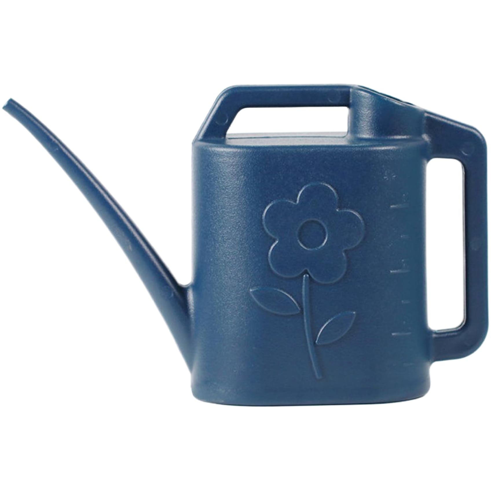 Arrosoir 4L pour Plantes, Bec Long en Plastique avec poignées pour Plantes de Jardin, Fleurs, légumes, Bleu foncé
